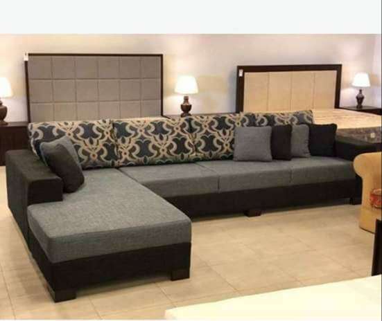 Amazing L shape corner sofa set in Master Molty Foam