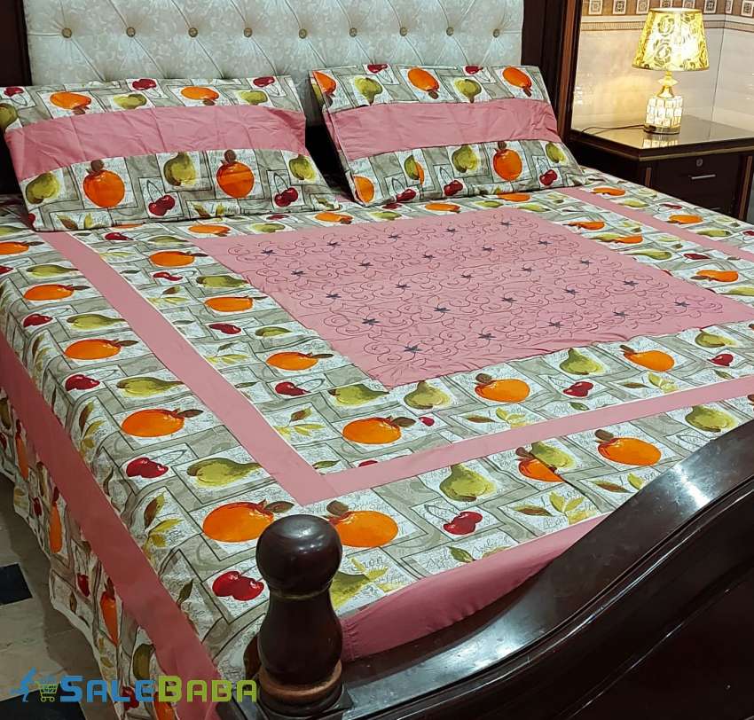 King size patch work bed sheets