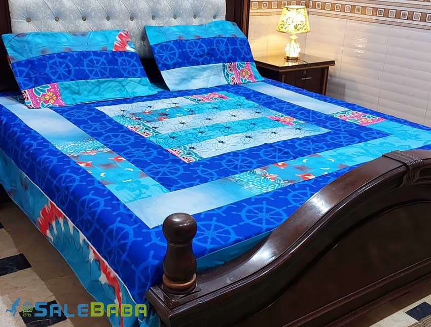 King size patch work bed sheets