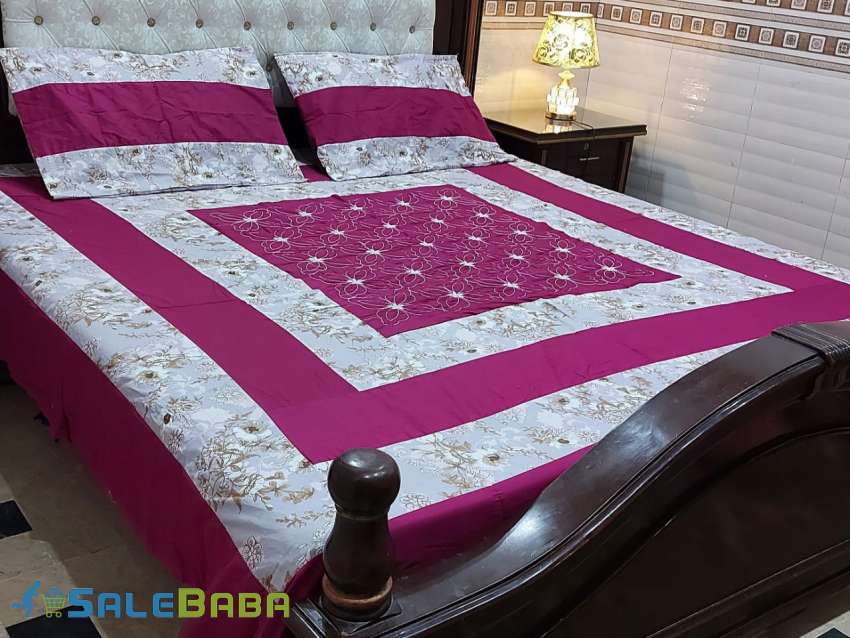 King size patch work bed sheets