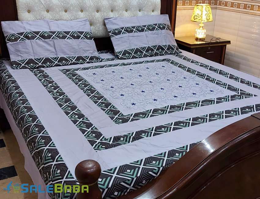 King size patch work bed sheets