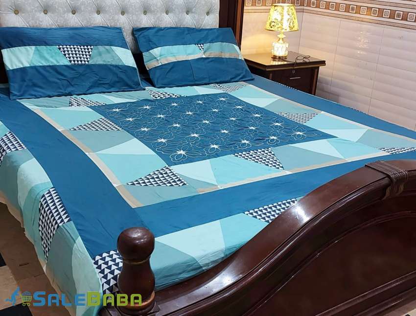 King size patch work bed sheets
