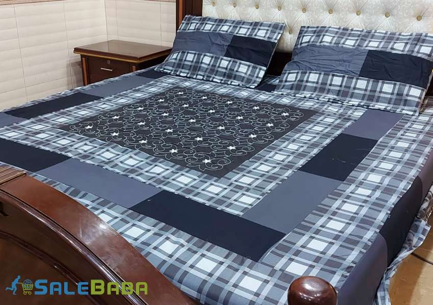 King size patch work bed sheets