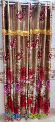 Curtains crystle silk