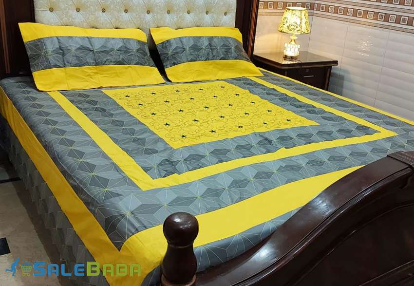 King size patch work bed sheets