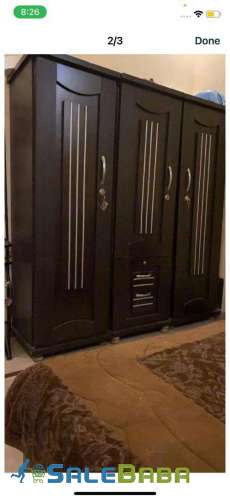 Bed and wardrobe urgent sale GulzarEHijri, Karachi, Sindh