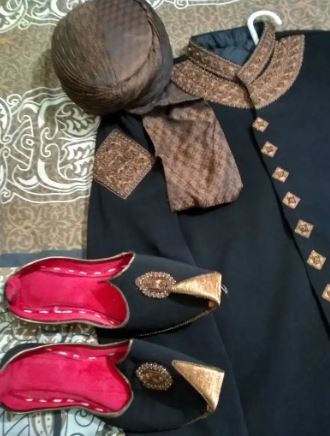 Black Sherwani available in good condition