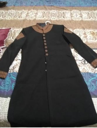 Black Sherwani available in good condition