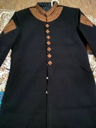 Black Sherwani available in good condition