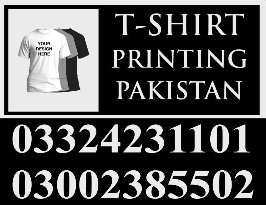 T SHIRT PRINTIGN PAKISTAN