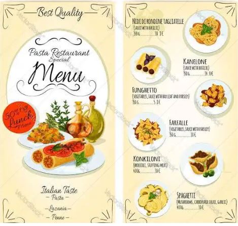 Menu card design | Wedding card design | Bissiness card design