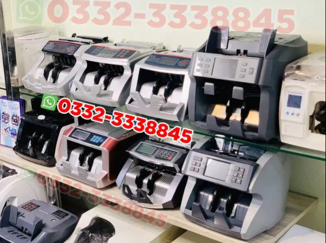New cash,note,currency,packet,bill counting machine 100% fake detection for sale