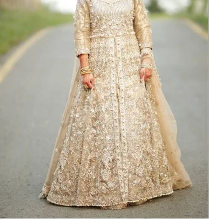 Wedding Dress Elegant Gold