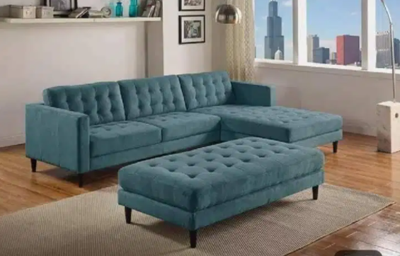 L shape 7 seater brand new sofa set available for sale