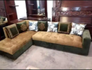 L shape 7 seater brand new sofa set available for sale