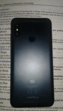 Xiaomi Mi A2lite mobile black color is available for sale