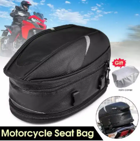 New Waterproof Motorcycle Rear Sports Back Seat Bag available for sale