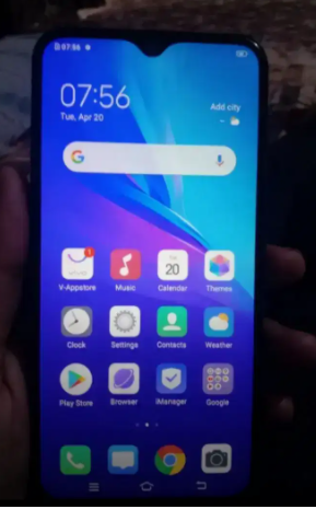 Vivo Y15 Red  Black Gradient Color Mobile Available for Sale in Karachi