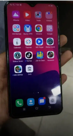 Vivo Y15 Red  Black Gradient Color Mobile Available for Sale in Karachi