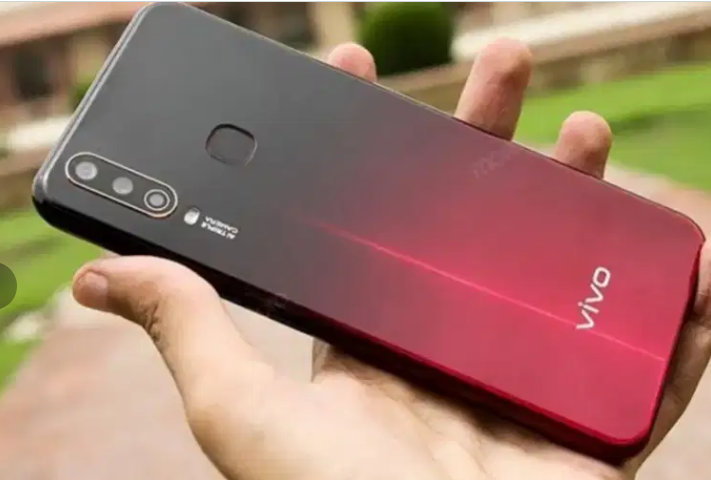 Vivo Y15 Red  Black Gradient Color Mobile Available for Sale in Karachi