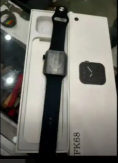 Fk68 Black Color smart watch Available for Sale in Karachi