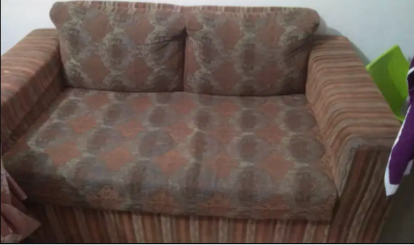 Amara Fabric 3 2 1Sofa set beige Available for Sale