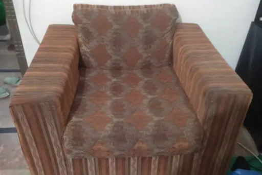 Amara Fabric 3 2 1Sofa set beige Available for Sale