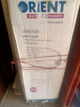ORIENT water dispenser with refrigerator is available