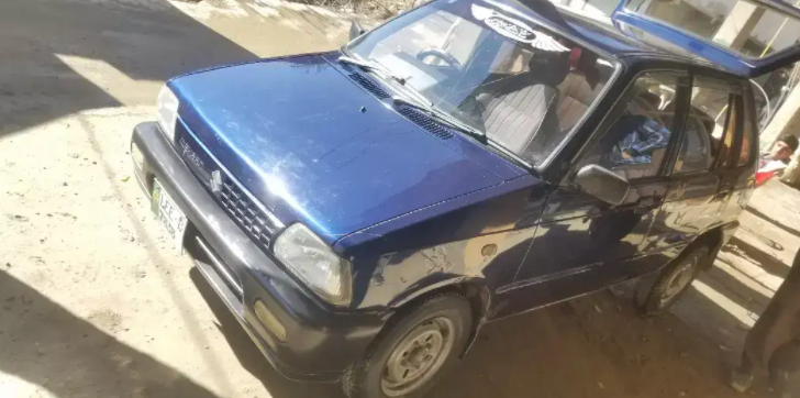 Suzuki Mehran VX euro 2 car in blue color is available for sale