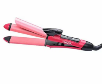 Nova Nv8088 3 in 1 Hair straightener curler crimper Machine Available For Sale