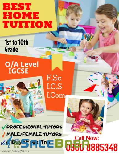 HOME TUTORS AND HOME TUITION LAHORE
