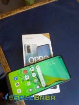 Oppo A53 mint cream color mobile phone is available