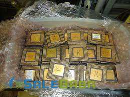 Ceramic CPU Processor Gold Scrap  AMD 486 CPU and 586 and Ram