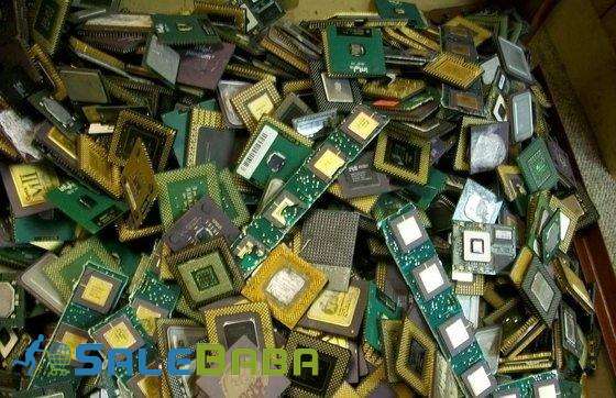 Ceramic CPU Processor Gold Scrap  AMD 486 CPU and 586 and Ram