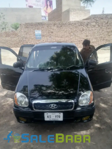 Hyundai Santro 2006 Model in Black Color available for sale in Pirmahal