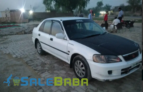 Honda Civic EXI 2001 White Color Car Available For Sale