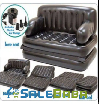 5 In 1 Air lounge Sofa Black Color Available For Sale