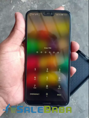 Huawei P20 lite in Black Color available for sale in Sadiqabad