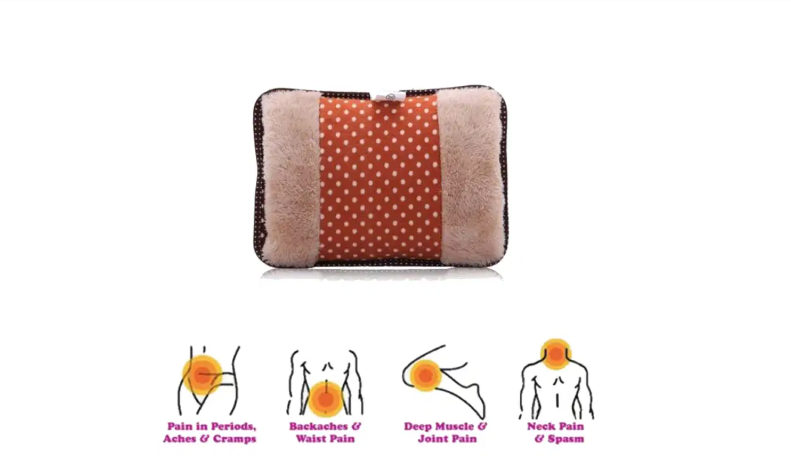 Recharger Massaging Heat & for Period Pain Reduce, Hot Water Bottle,