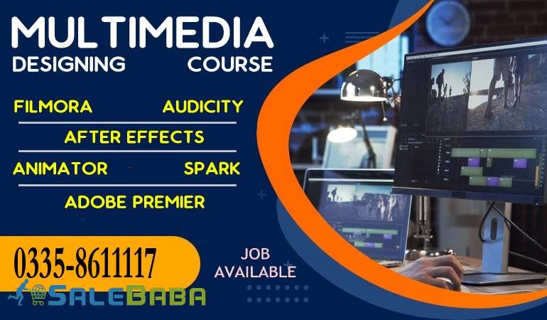multimedia course, filmora, spark, after effects, audacity, artist, animator, ad