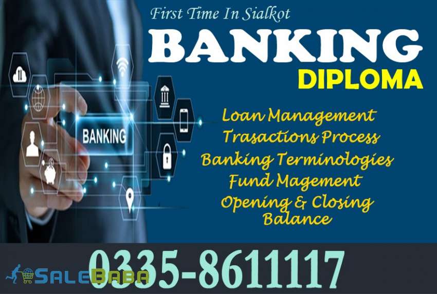 Professional banking course, professional banking course in Sialkot cantt pakist