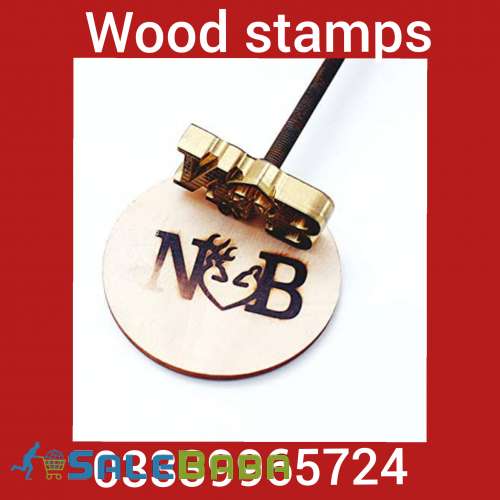 Stamp Makers wax , leather , paper and food stamps