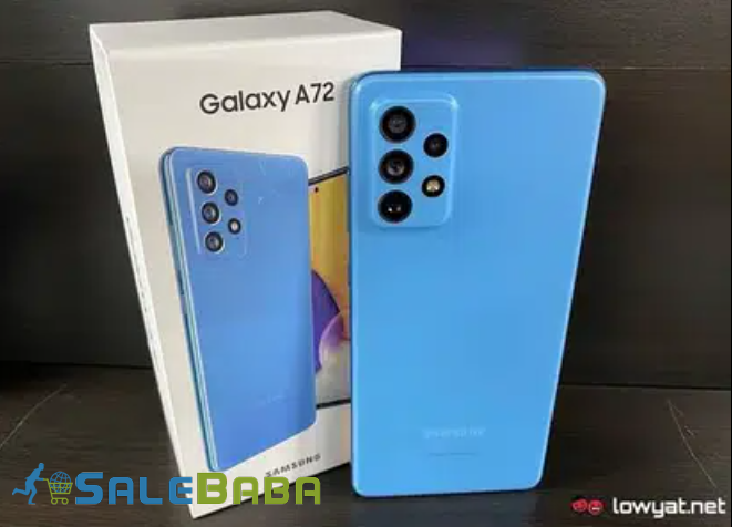 Samsung A72 in Blue Color available for sale in Shikarpur