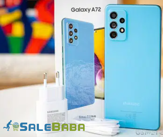 Samsung A72 in Blue Color available for sale in Shikarpur