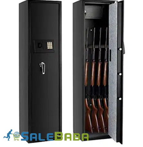 Gun Safe Electronic 5Gun Rifle Safe Large Firearm Safe Cabinet Quick