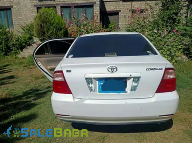 White Color Toyota corolla GLI 2004 Car Available for Sale in Skardu