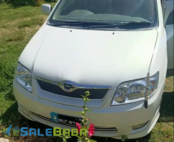 White Color Toyota corolla GLI 2004 Car Available for Sale in Skardu