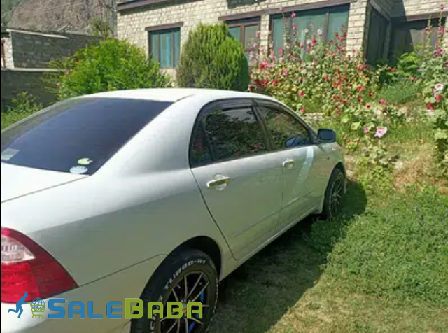 White Color Toyota corolla GLI 2004 Car Available for Sale in Skardu