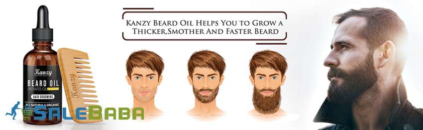 Kanzy Beard Oil Grooming Kit for Men