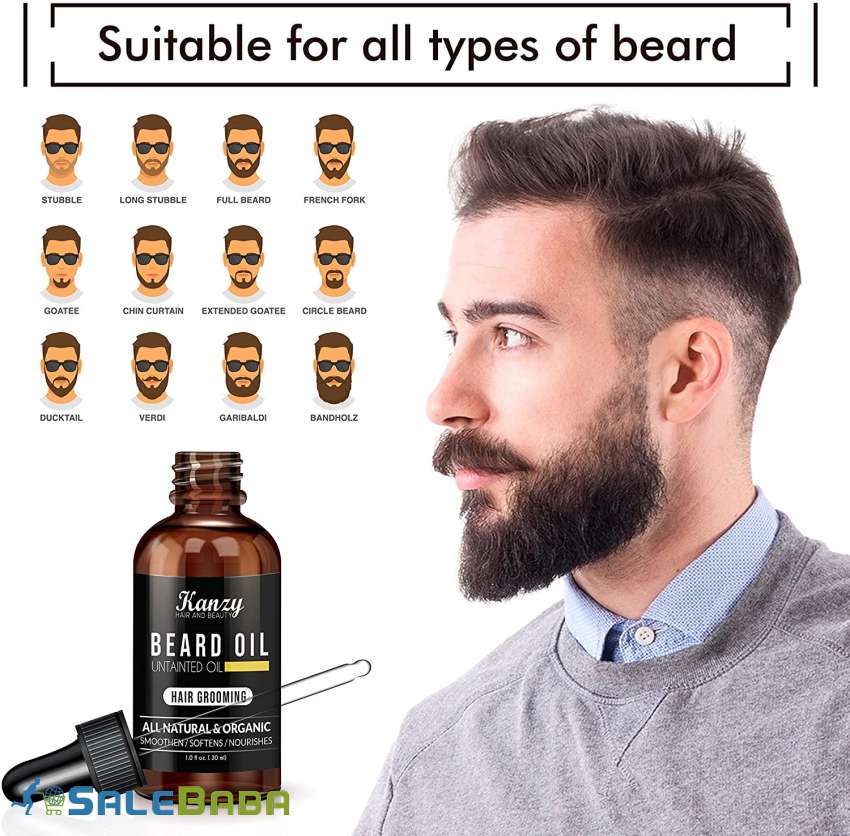 Kanzy Beard Oil Grooming Kit for Men